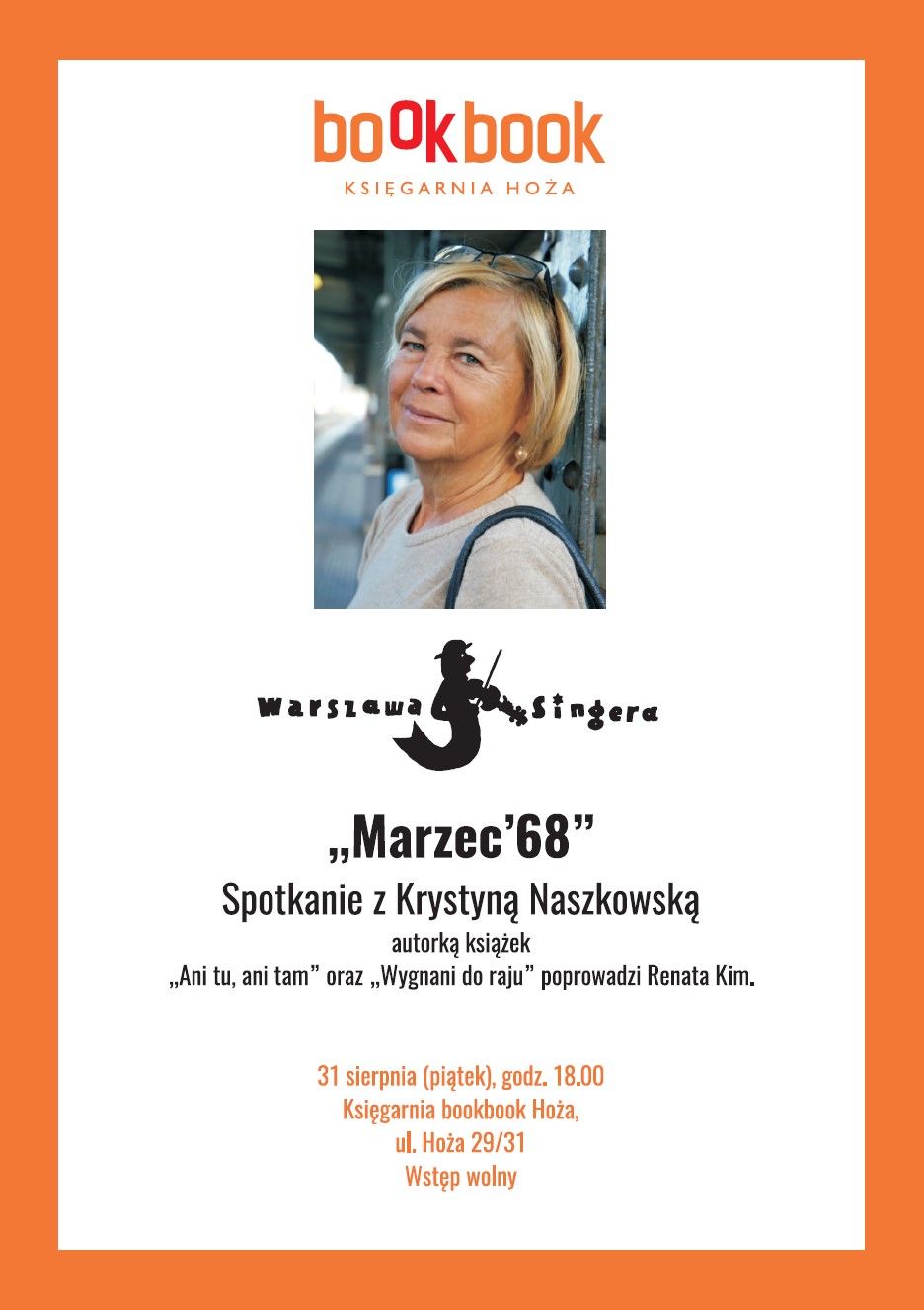 Festiwal Singera: Krystyna Naszkowska - BookBook Hoża